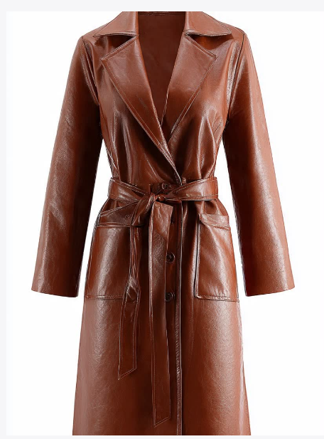 Women's Long Leather Coats