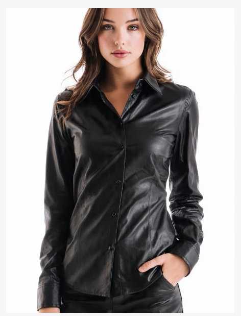Women's Leather Pants & Shirts
