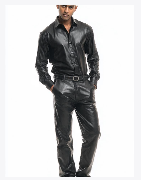 Men's Leather Pants & Shirts